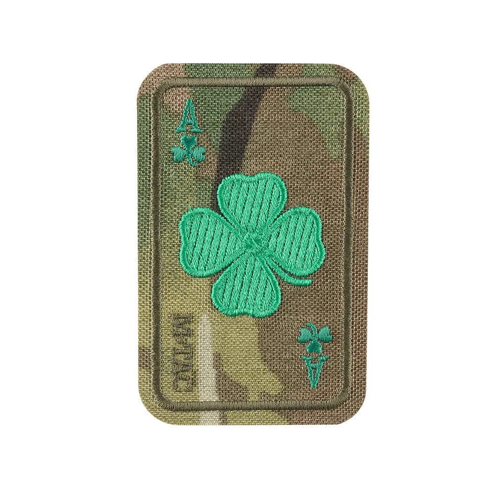 M-Tac Lucky Card patch trifoi multicam brodat