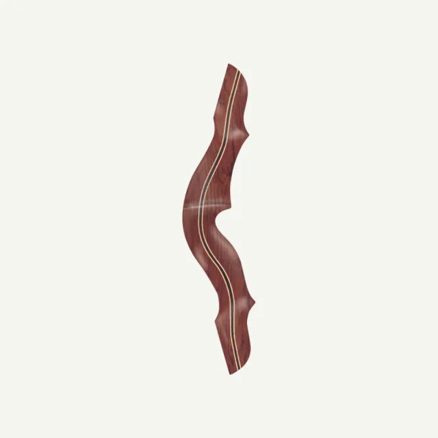 Bearpaw Mohawk Bubinga riser arc 19 inch lemn
