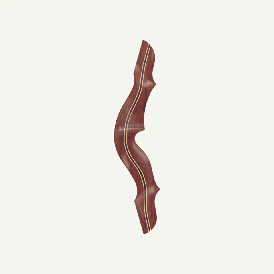 Bearpaw Mohawk Bubinga riser arc 19 inch lemn