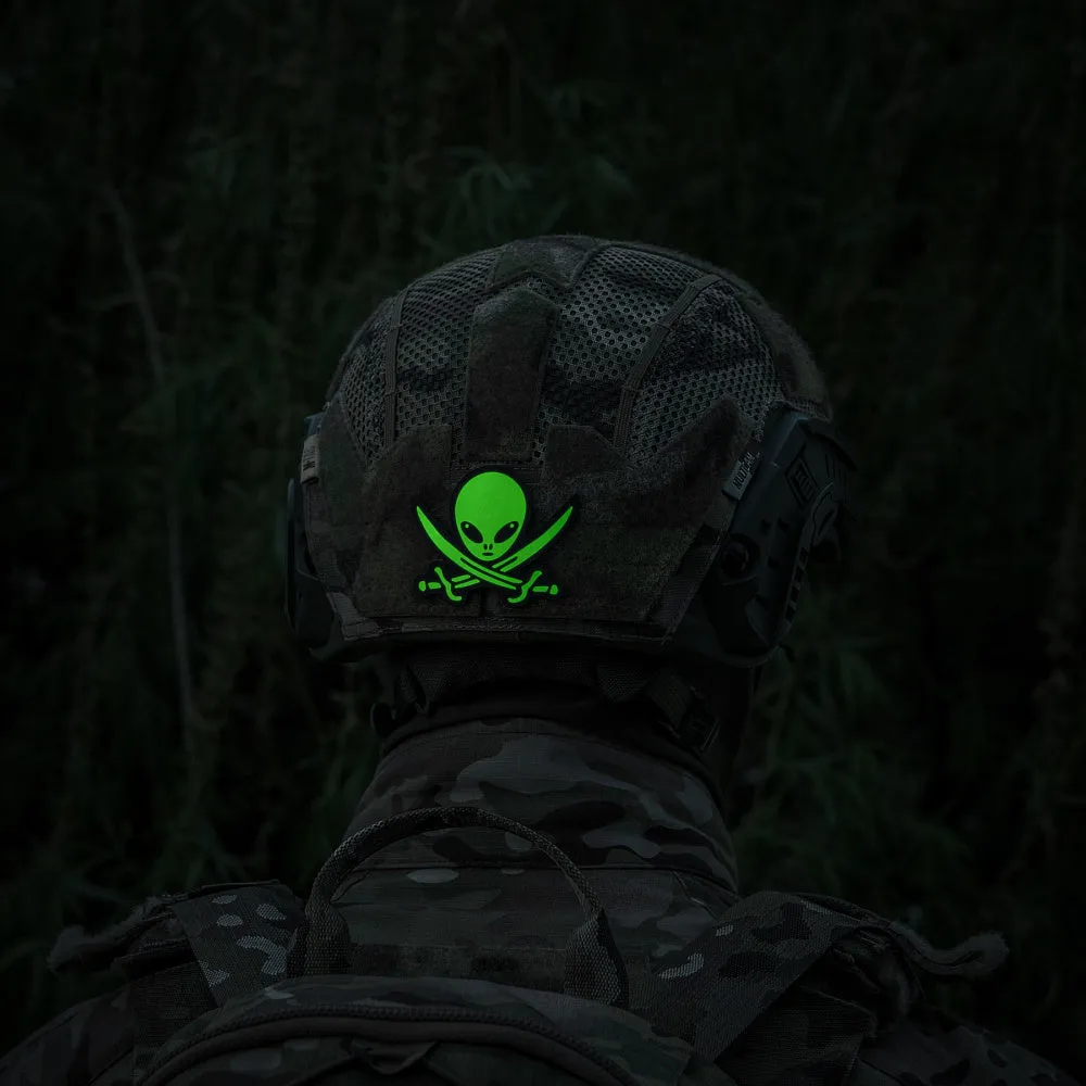 M-Tac Operator UFO patch Black/Green Cordura Laser Cut