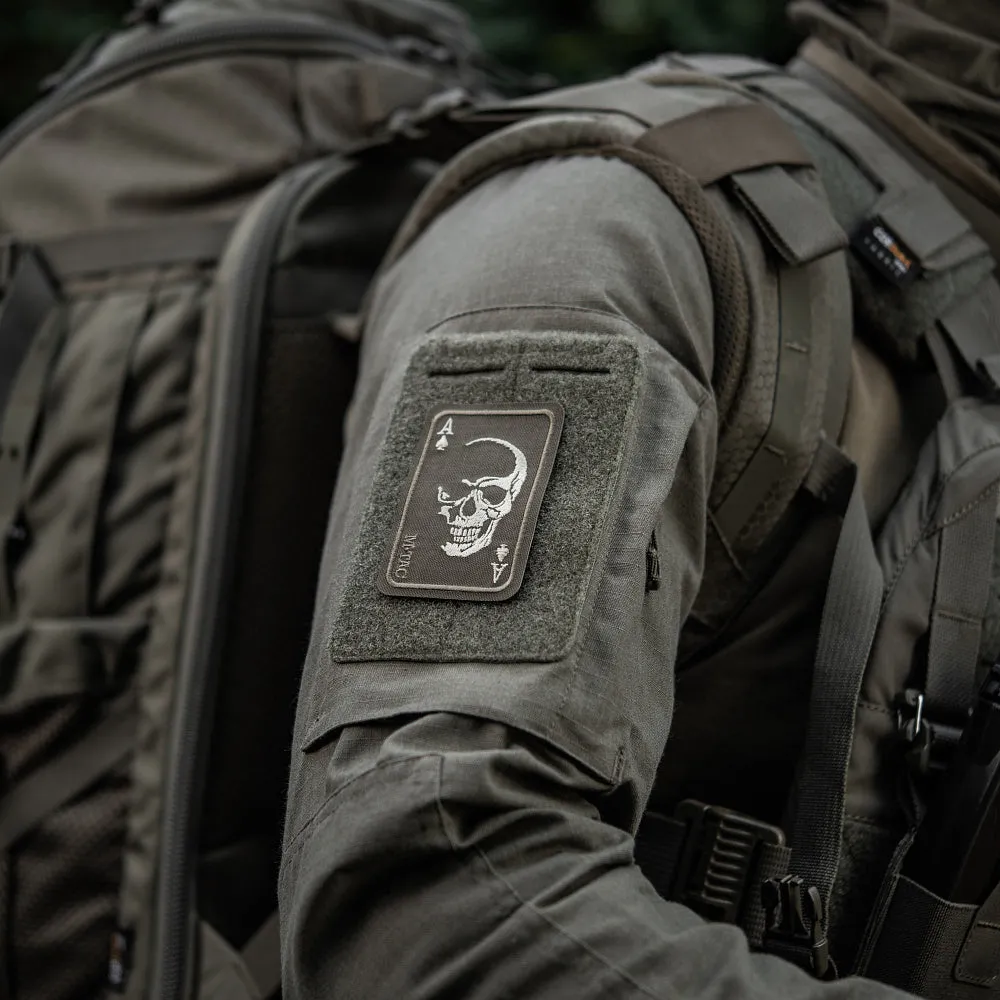 M-Tac Face of War patch brodat ranger green