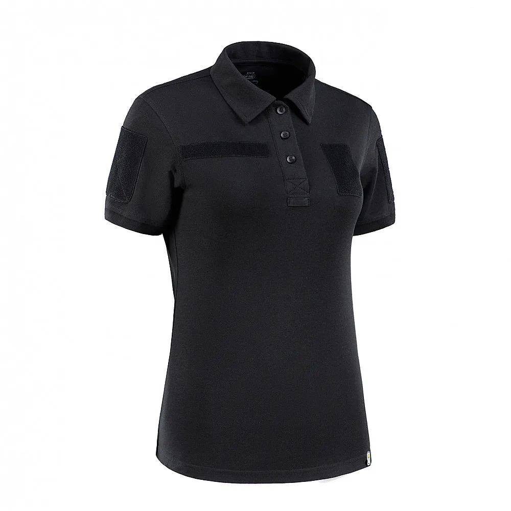 M-Tac 65/35 Lady tricou polo dama negru tactic