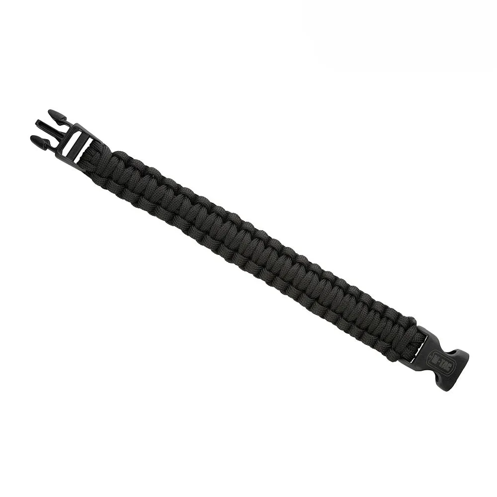 M-Tac Paracord brățară neagră supraviețuire