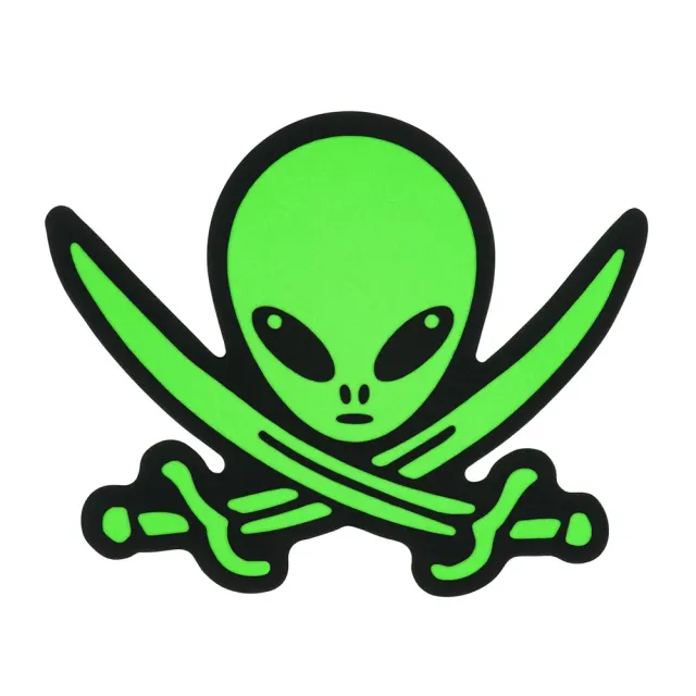 M-Tac Operator UFO patch Black/Green Cordura Laser Cut