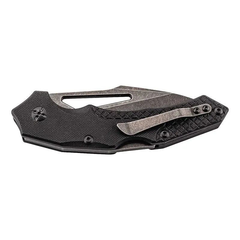 Puma Tec Curved Einhandmesser briceag negru