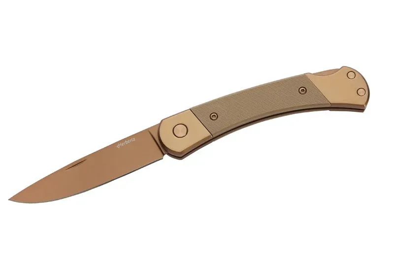 Herbertz Taschenmesser briceag otel D2 rose gold
