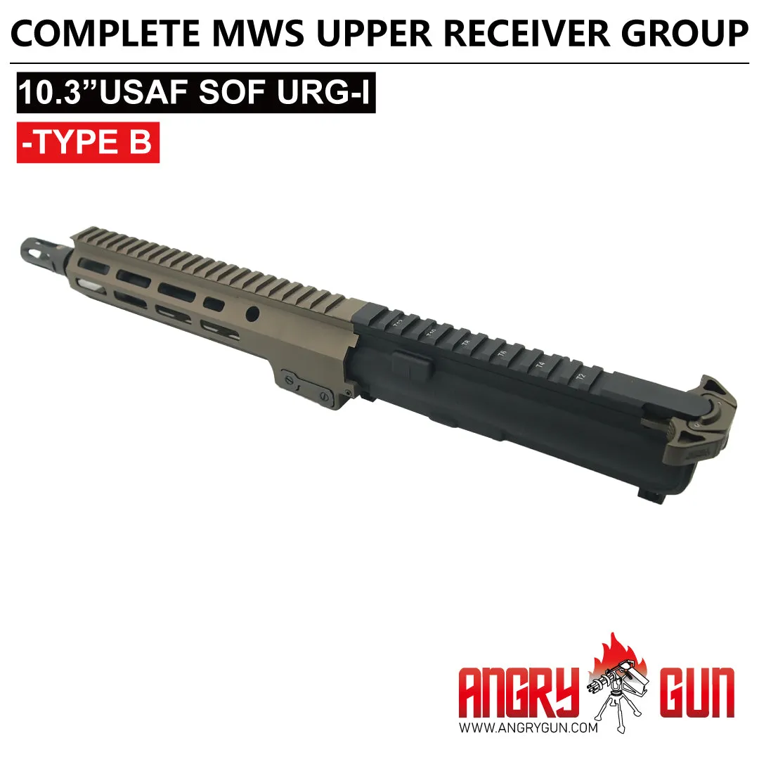 Angry Gun URG-I 10.3 inch USAF SOF Type B upper receiver TM MWS