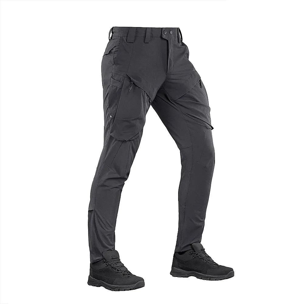 M-Tac Rubicon Flex pantaloni gri inchis 4-way stretch