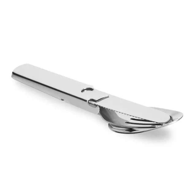 M-Tac Set Tacâmuri Călătorie Oțel Chrome Compact