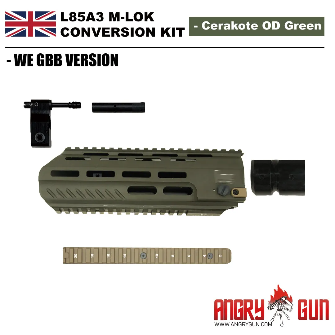 Angry Gun L85A3 kit conversie M-LOK verde OD