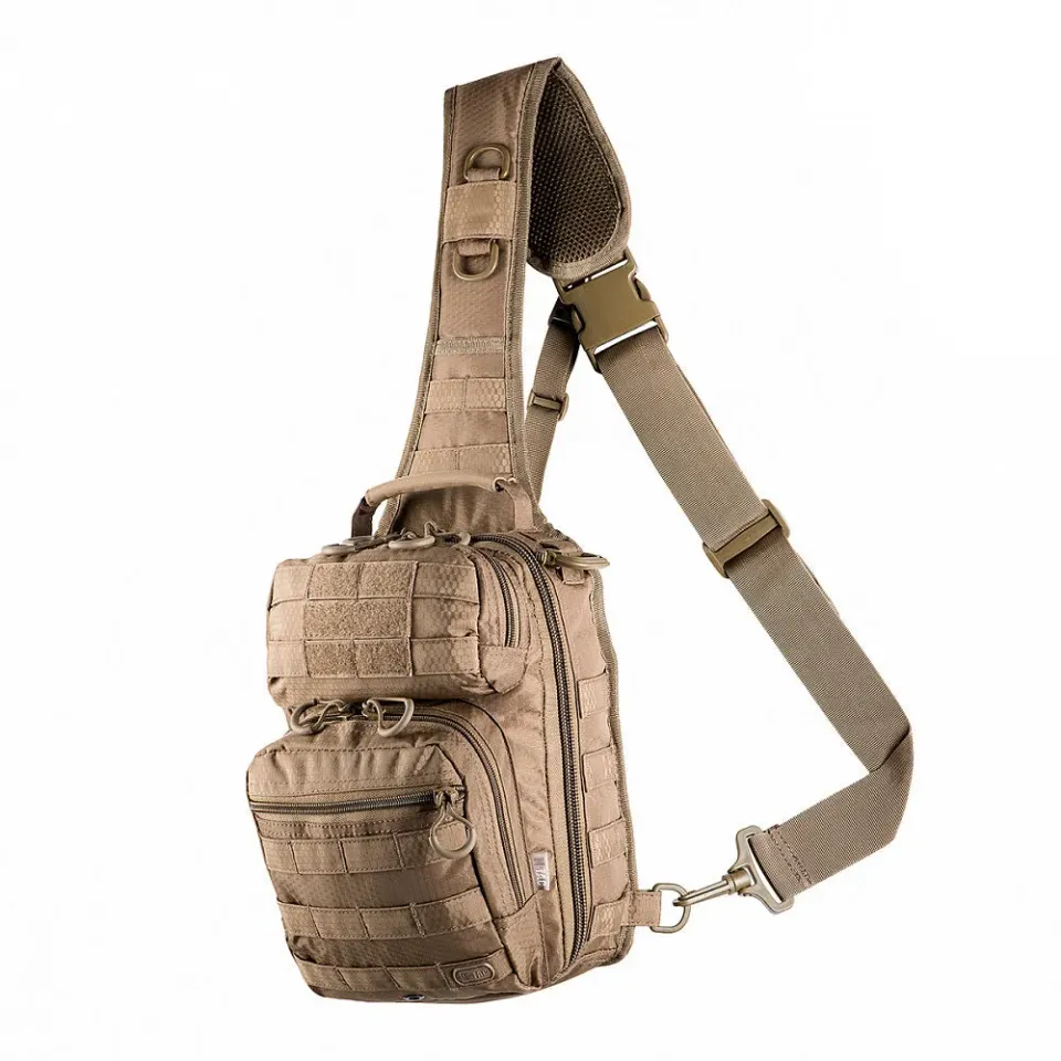 M-Tac City Hunter Hexagon geanta sling Coyote poliester 600D