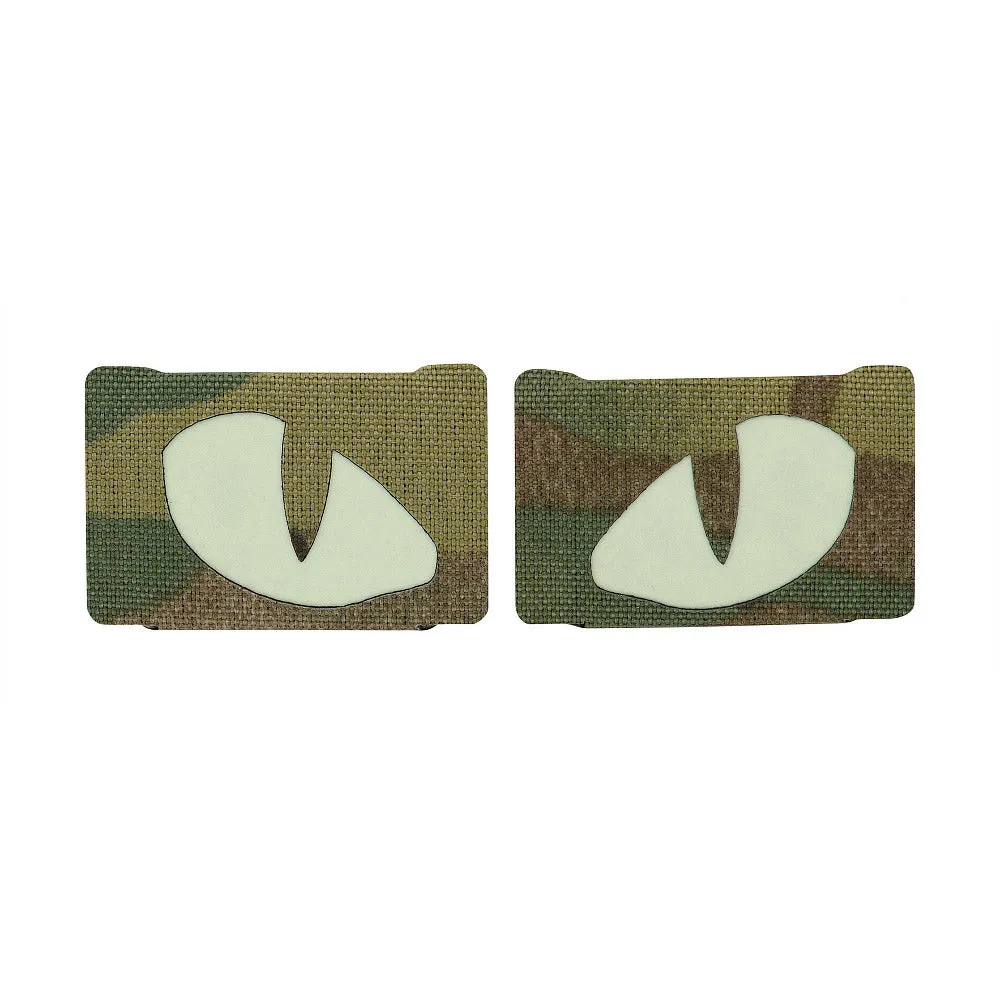 M-Tac Tiger Eyes patch Multicam luminiscent 40x25mm