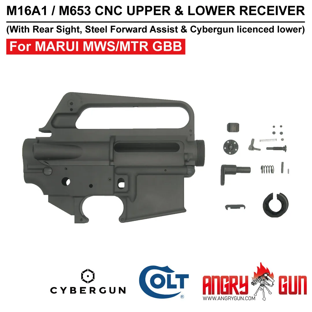 AngryGun Colt M16A1 M653 receiver CNC gri