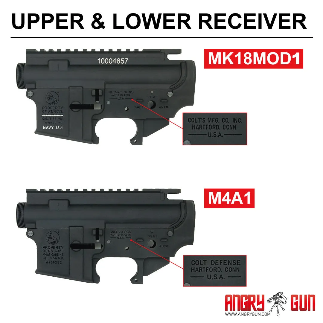 AngryGun MK18MOD1 receiver TM MWS/MTR upper lower CNC