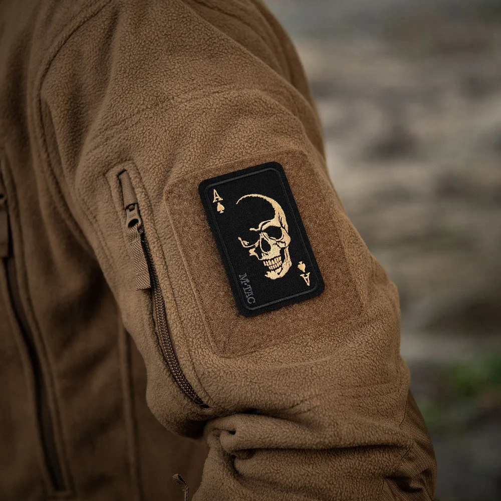 M-Tac Face of War patch negru portocaliu velcro