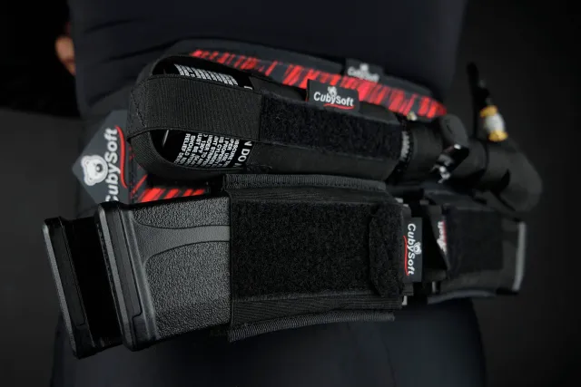 CubySoft Thunder H-AR 1+1 husa incarcator M4 negru orizontala