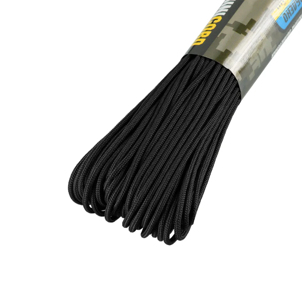 M-Tac Minicord Mil-Spec paracord negru 30m 100kg