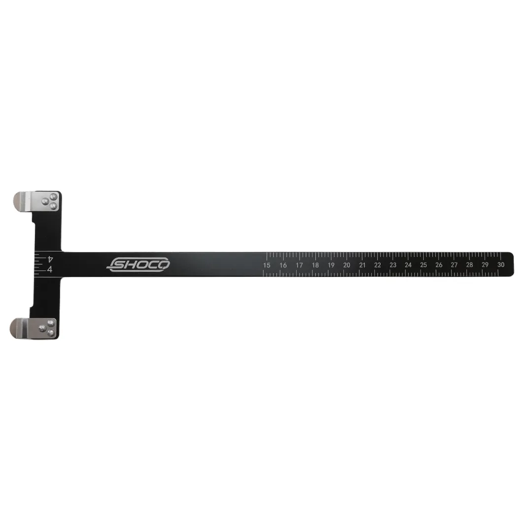 SHOCQ Bow Square riglă arc aluminiu inch-cm