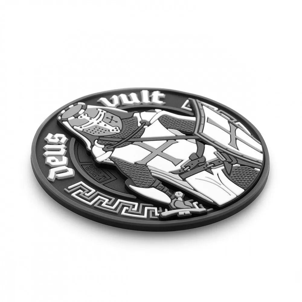 Patch M-Tac Deus Vult 3D PVC negru Velcro