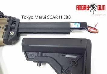 Angrygun Scar Gen II Stock Adapter 2.1 adaptor WE AEG