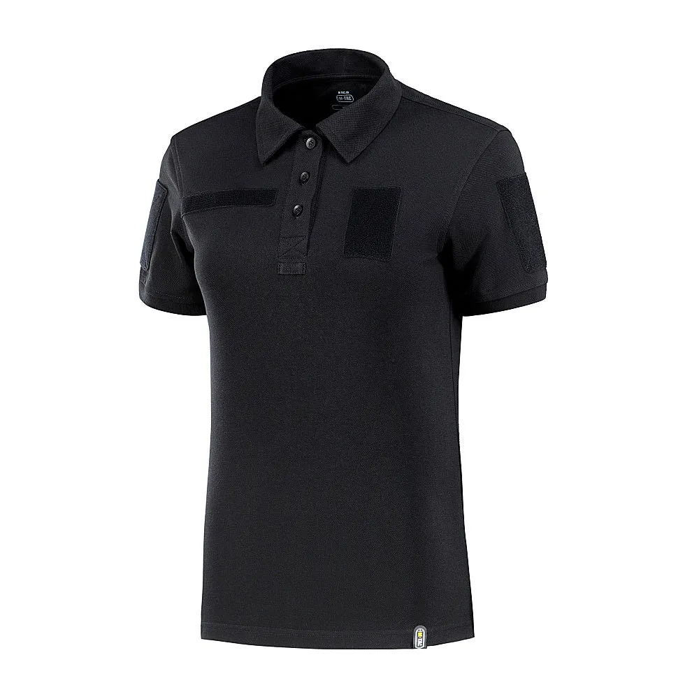M-Tac 65/35 Lady tricou polo dama negru tactic