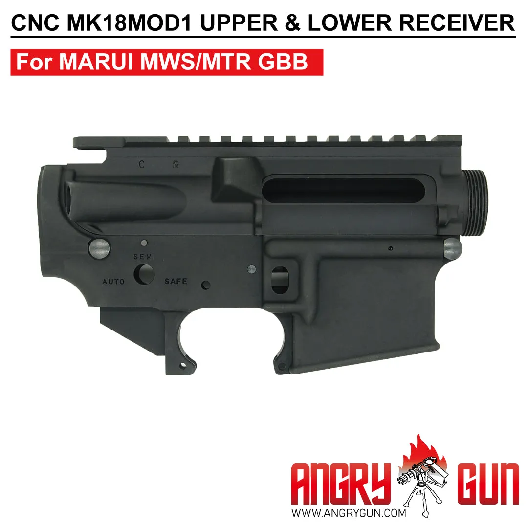 AngryGun MK18MOD1 receiver TM MWS/MTR upper lower CNC