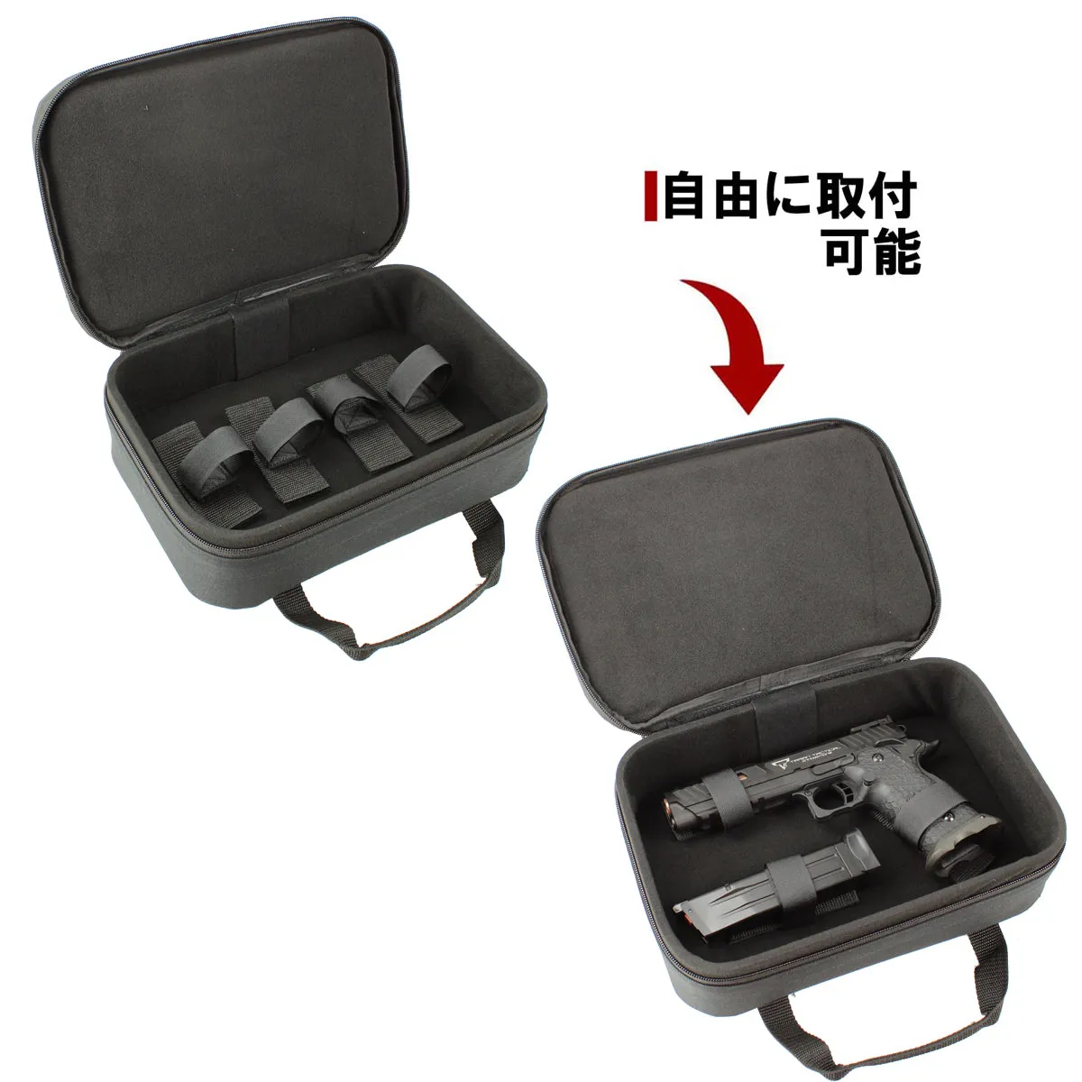 S&T Single Pistol husa semirigida neagra 305mm