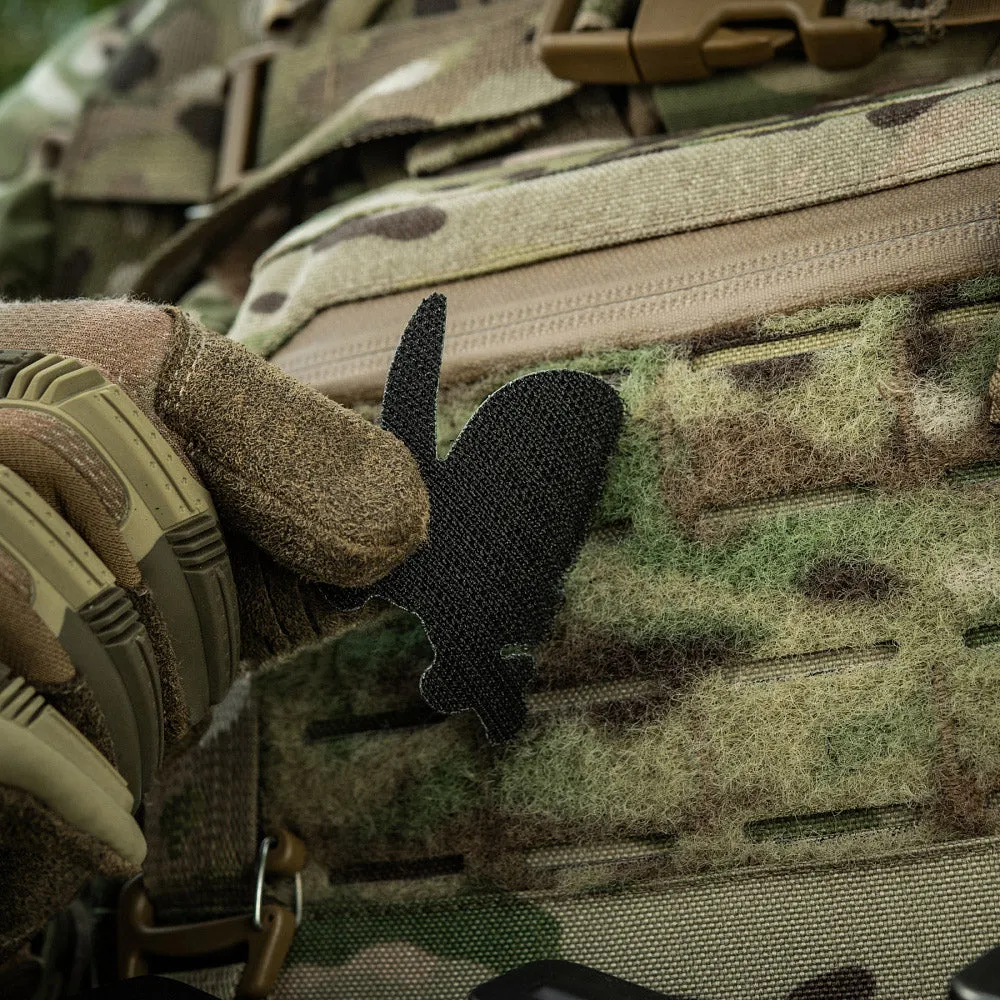M-Tac Operator UFO patch Black/Green Cordura Laser Cut