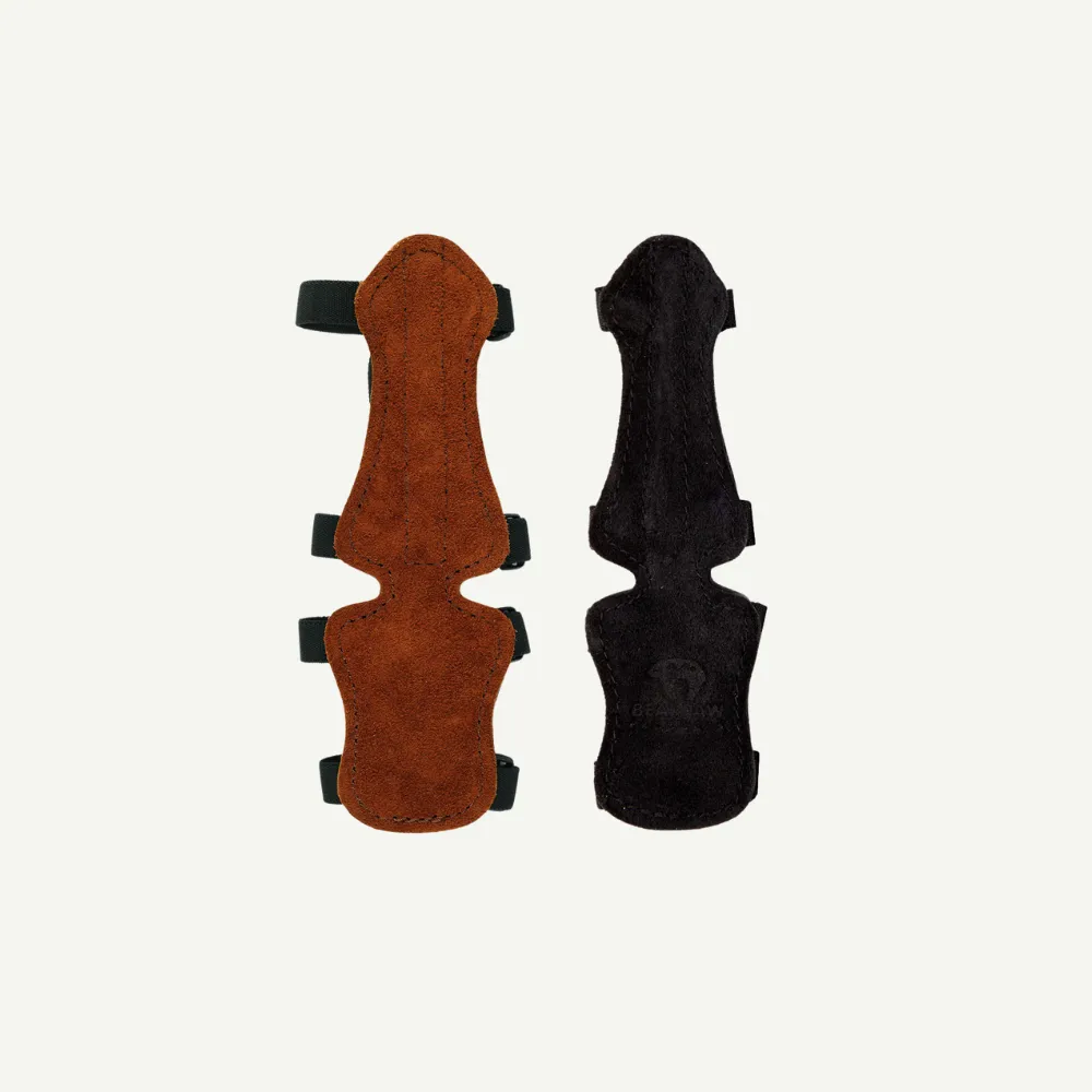 Bearpaw Kids Deluxe Mini apărătoare antebraț neagră piele