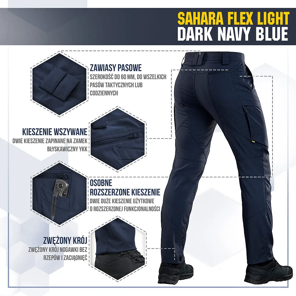 M-Tac Sahara Flex Lite pantaloni Dark Navy Blue rip-stop