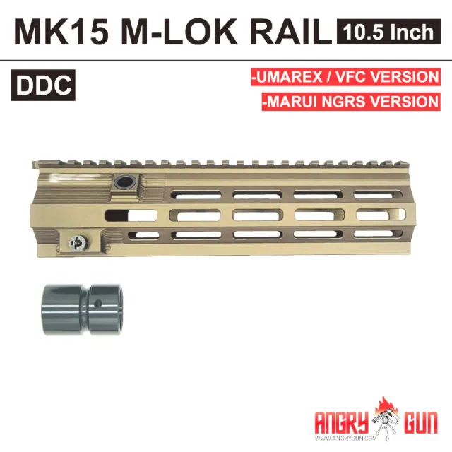 Angry Gun HK416 handguard M-LOK 10.5 inch negru