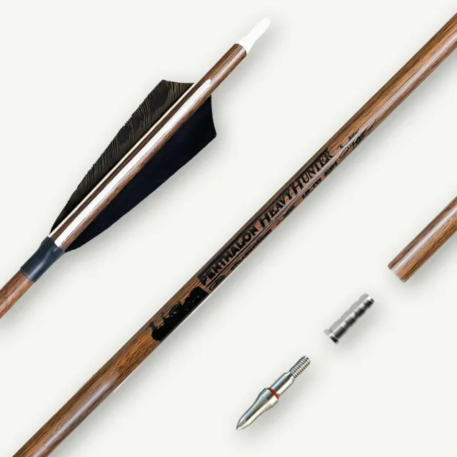 Bearpaw Penthalon Heavy Hunter săgeată carbon pene naturale