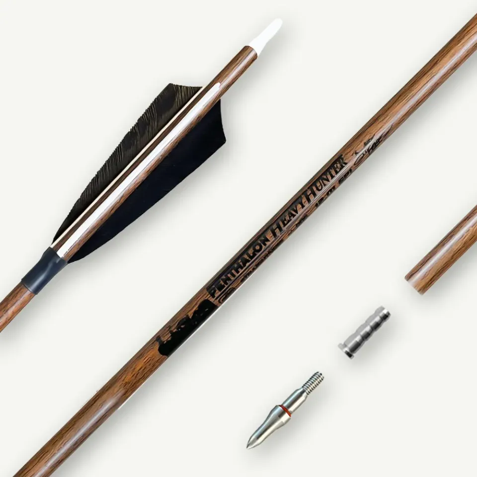 Bearpaw Penthalon Heavy Hunter săgeată carbon pene naturale