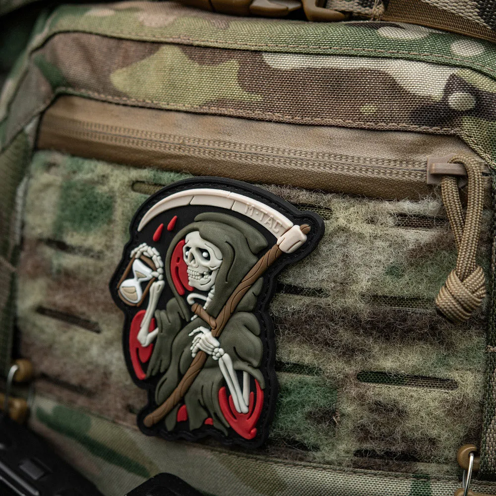 M-Tac Time patch PVC Black/Olive clepsidra 3D