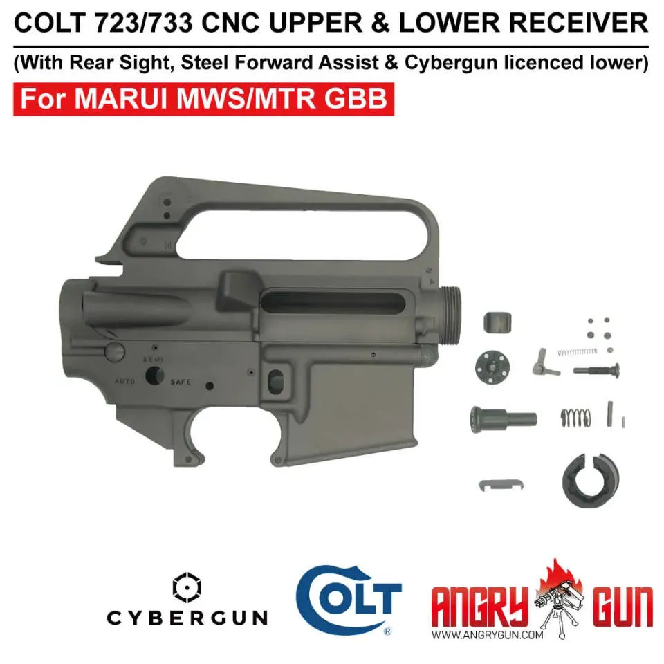 Angry Gun Colt 723/733 M16 A2 receiver set replica gri Colt