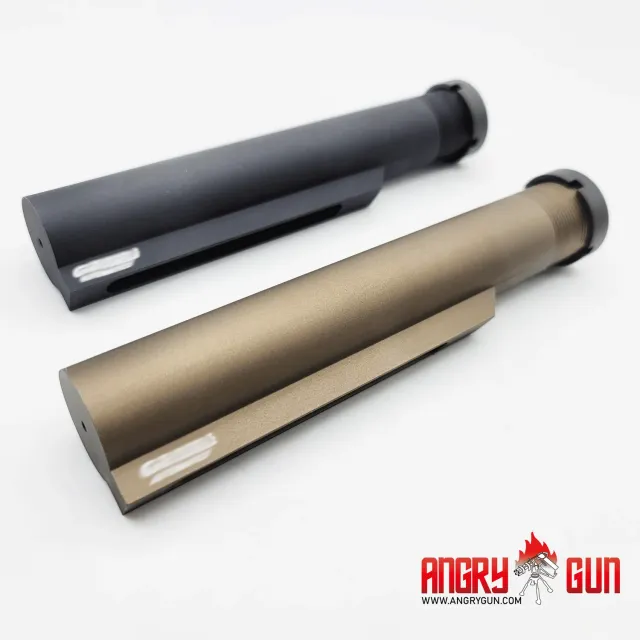 Angrygun G-Style CNC 6 Position Buffer Tube pat MWS negru
