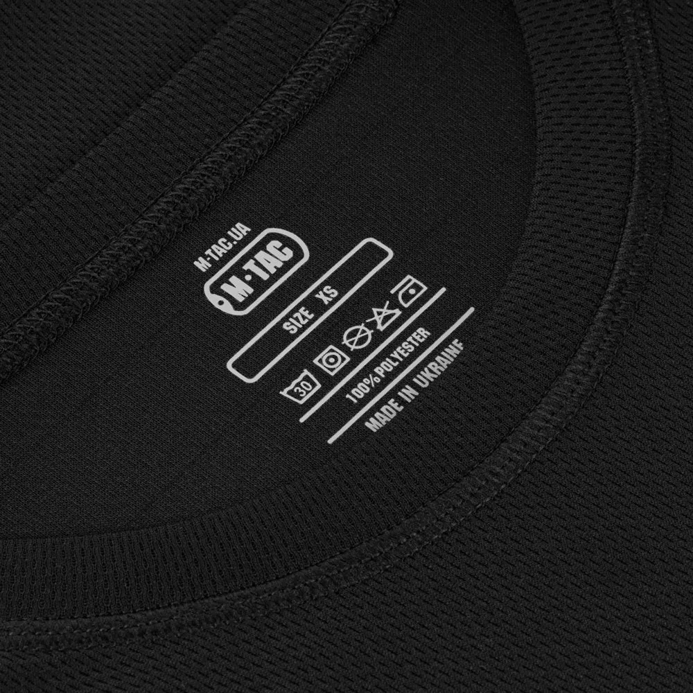 M-Tac Summer tricou tactic negru antiperspirant