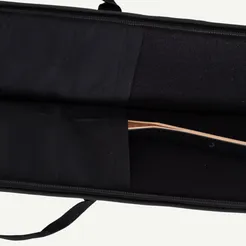 Bearpaw Longbow husa arc 185cm nylon negru 2 arcuri