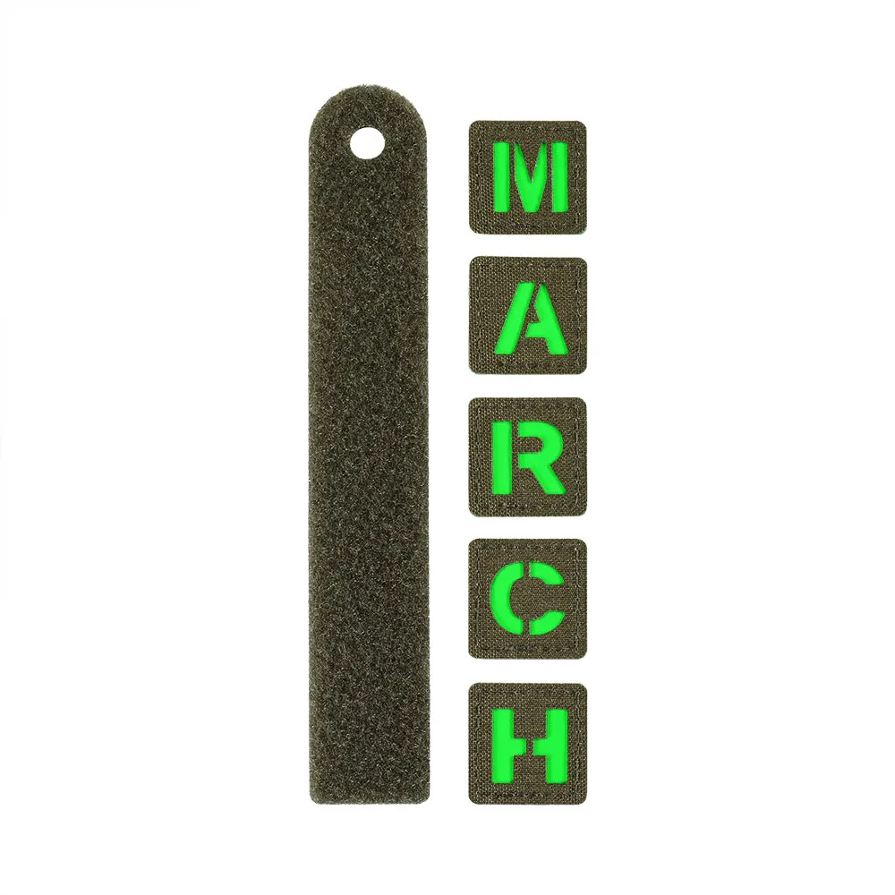 M-Tac MARCH Patch Medical Fosforescent Ranger Green 3x3 cm