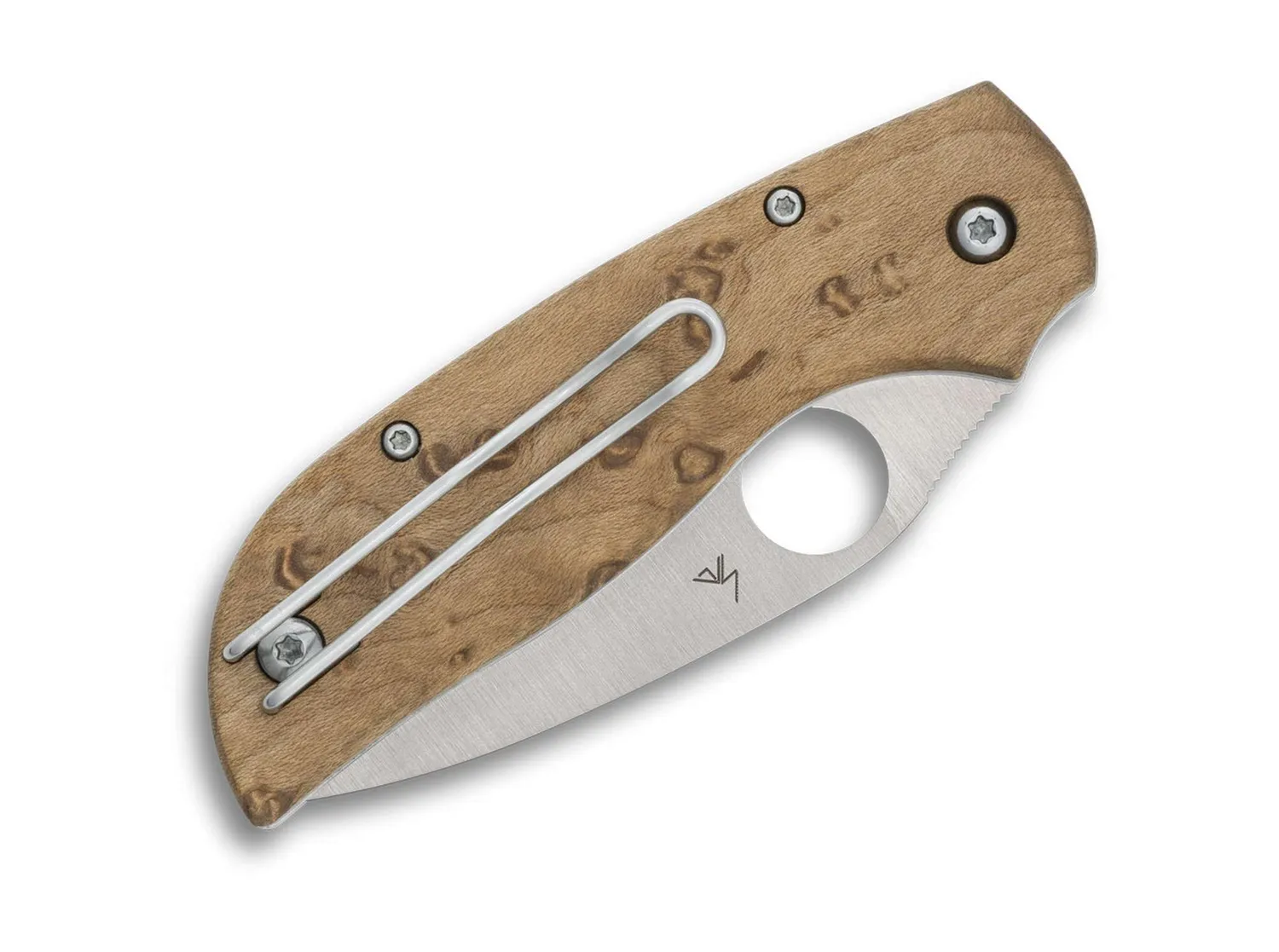 Spyderco Chaparral SLIPIT Birdseye Maple briceag arțar