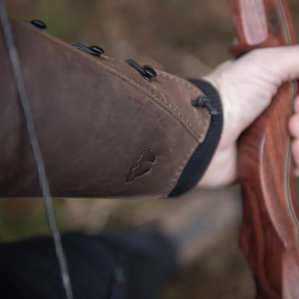 Bearpaw Bushcraft Set I M mănușă tolbă apărător piele maro