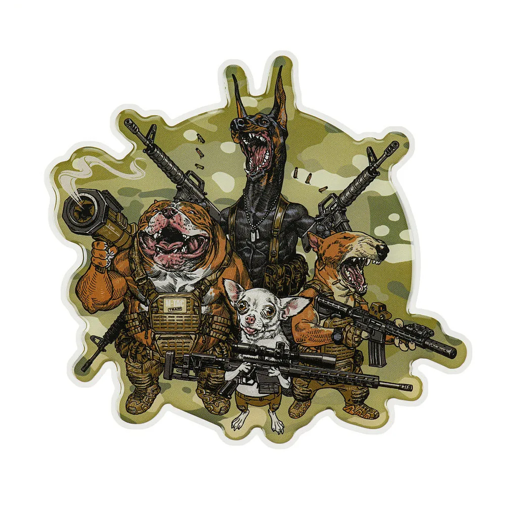 M-Tac Rex Team sticker 3D color rezistent la apa