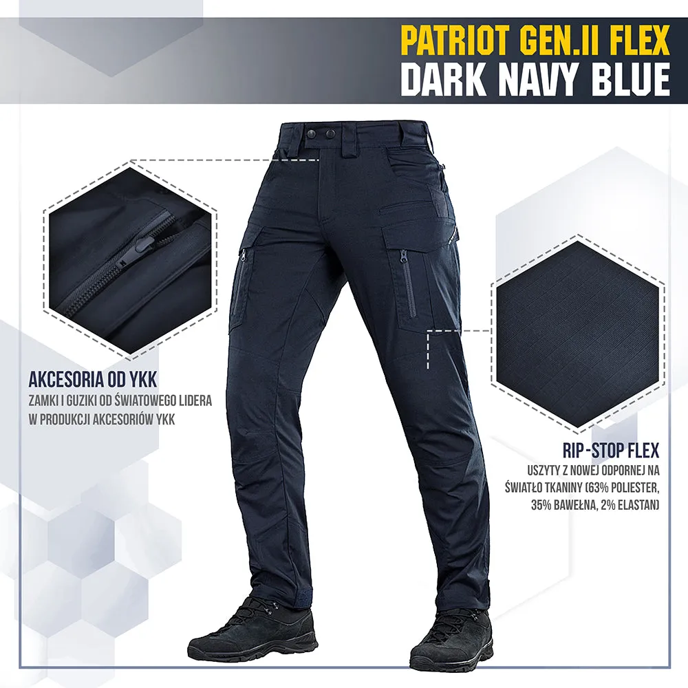 Pantaloni tactici M-Tac Patriot Gen II Flex bleumarin