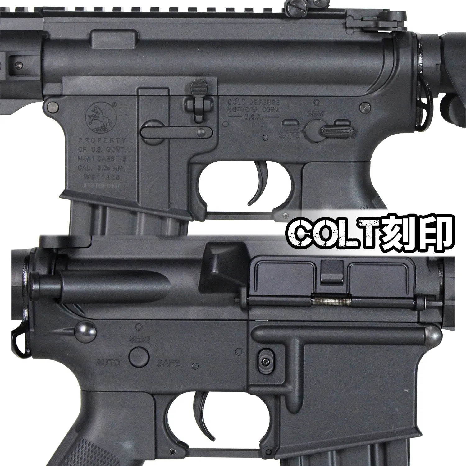 S&T Challenger M4 URX4 M-LOK 5 replică AEG neagră