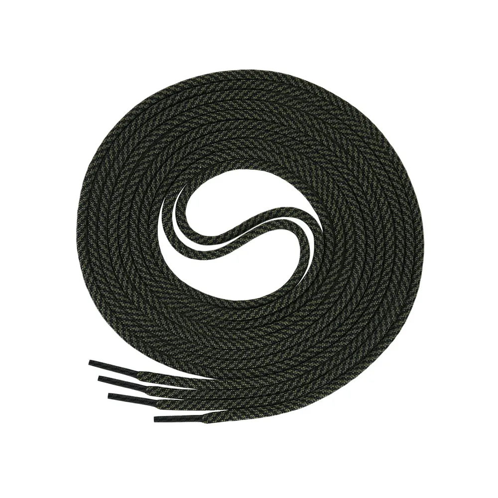 Sireturi M-Tac MIL-SPEC nailon negru verde 135 cm