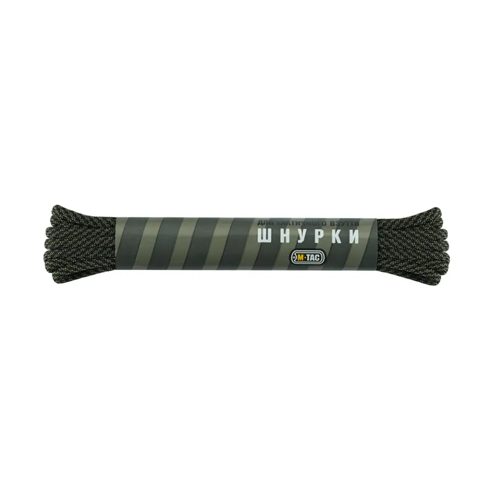 Sireturi M-Tac MIL-SPEC nailon negru verde 135 cm