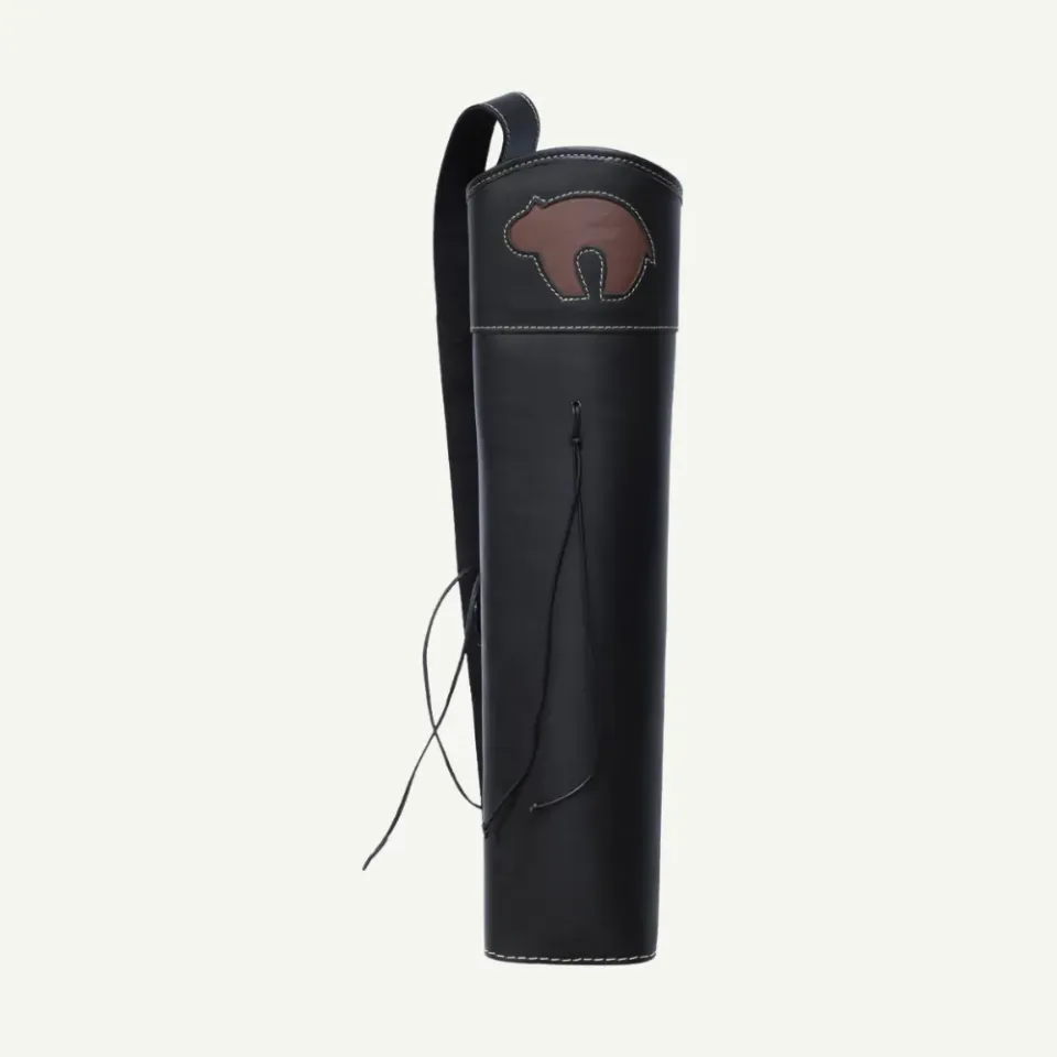Bearpaw Penthalon Long tolba spate piele neagra