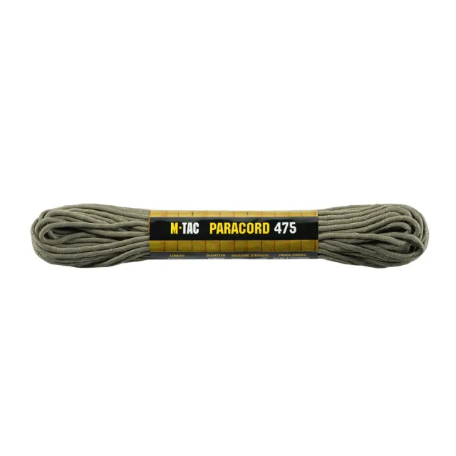 M-Tac 475 paracord tan reflectorizant 15 m