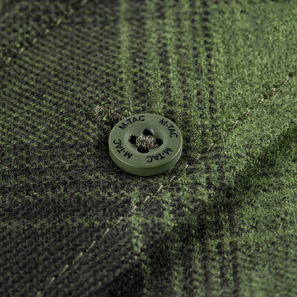 M-Tac Lumberjack Camasa Bumbac Olive Negru Croi Lejer