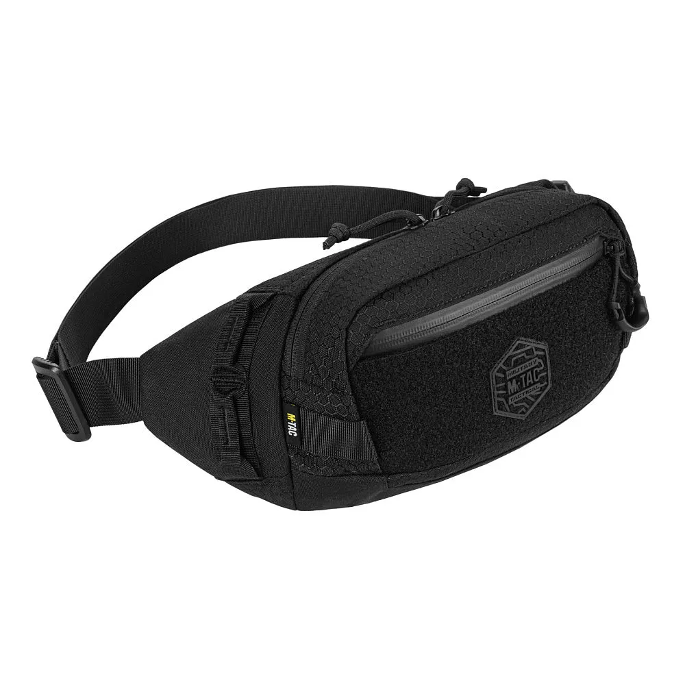 M-Tac Hex borșetă talie neagră Cordura 2 buzunare